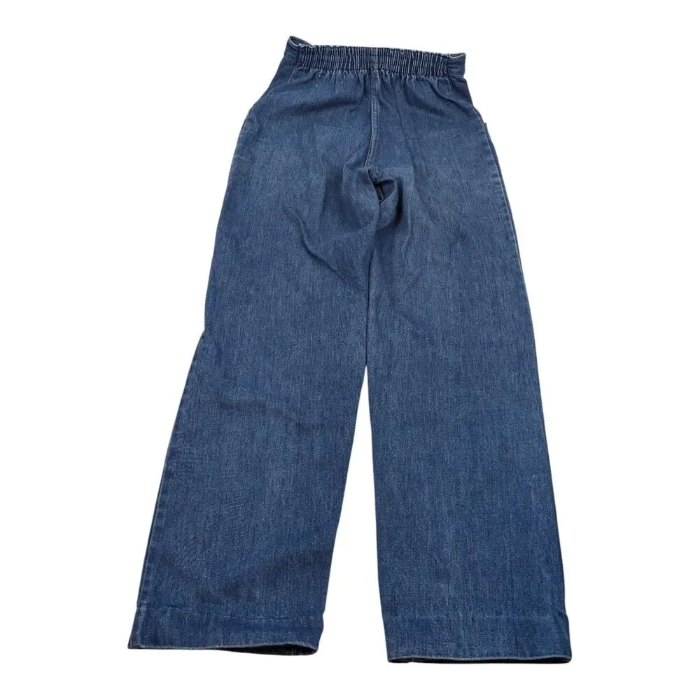 Vintage Levis Elastic‎ Jeans Womens Sz 14 32x29 Blue Denim *READ